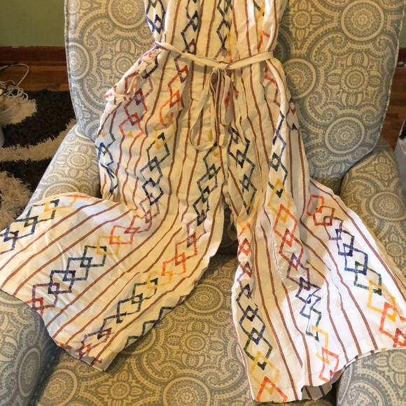 Linen Blend Current Air Jumpsuit (4) - Picture 5 of 10